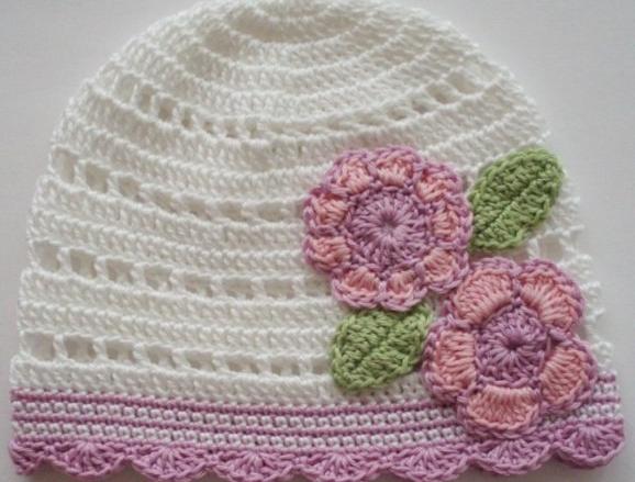 Háčkovaná čepička 618