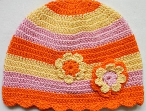 Háčkovaná čepička 618