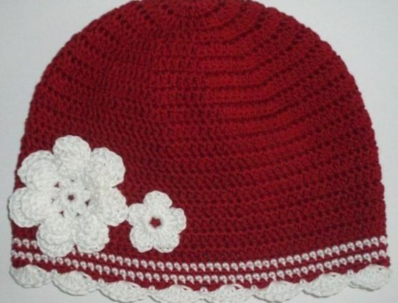 Háčkovaná čepička 618