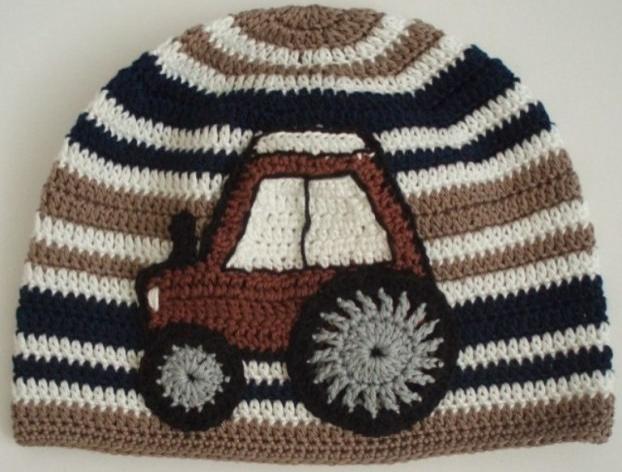 Háčkovaná čepička 618