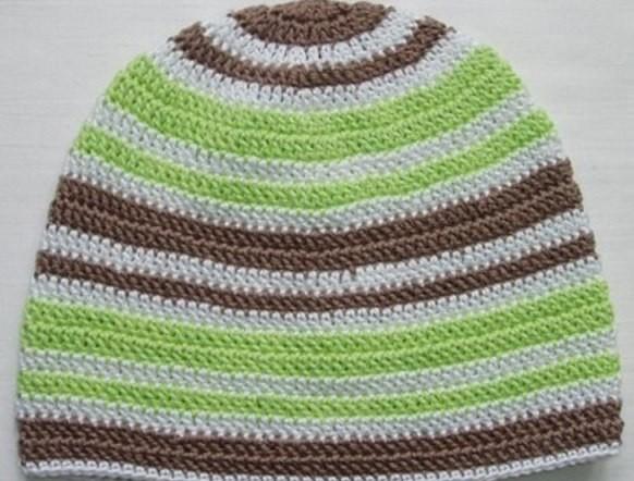 Háčkovaná čepička 618