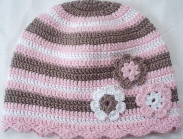 Háčkovaná čepička 618