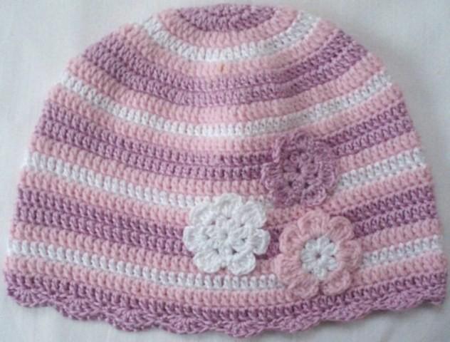 Háčkovaná čepička 618