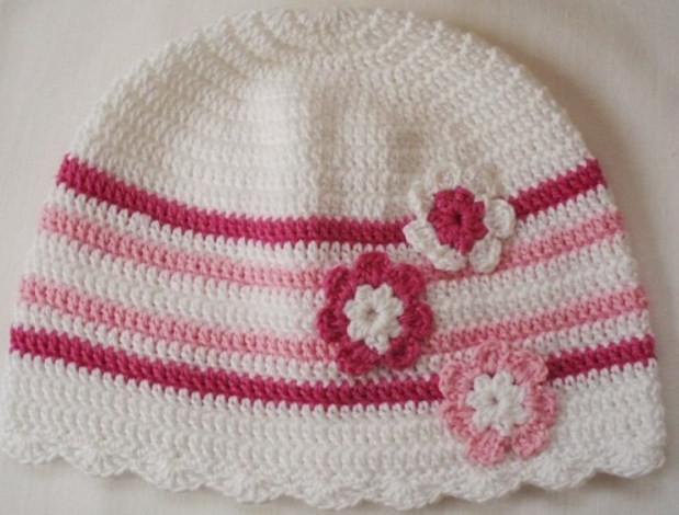 Háčkovaná čepička 618