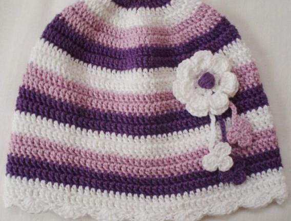 Háčkovaná čepička 618