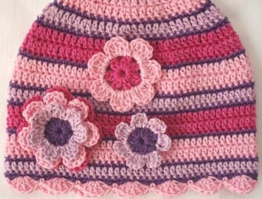 Háčkovaná čepička 618