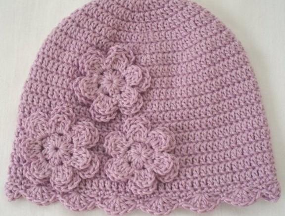 Háčkovaná čepička 618