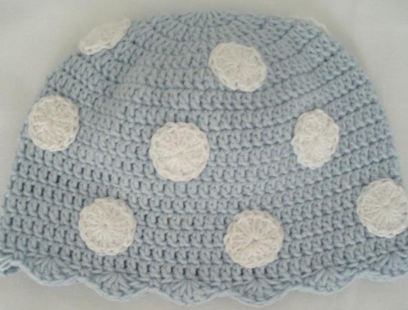 Háčkovaná čepička 618