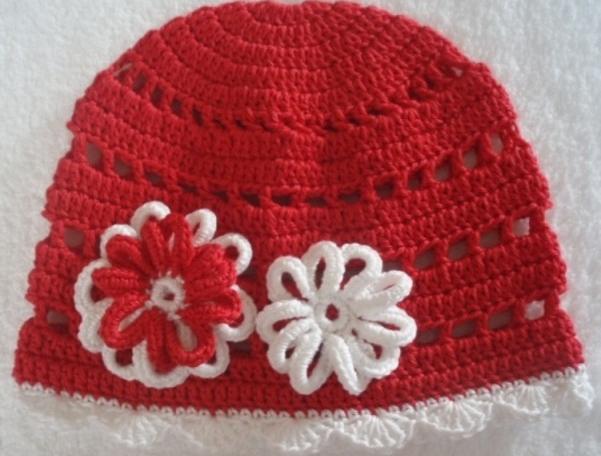 Háčkovaná čepička 618