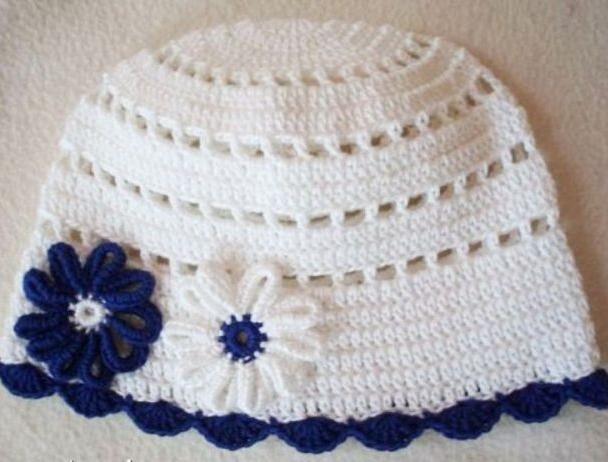 Háčkovaná čepička 618