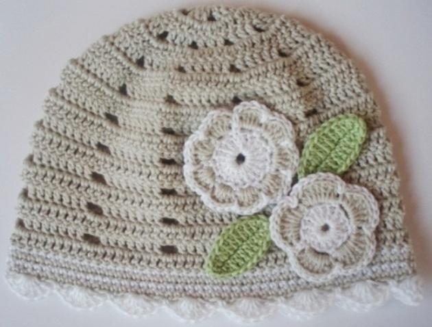 Háčkovaná čepička 618