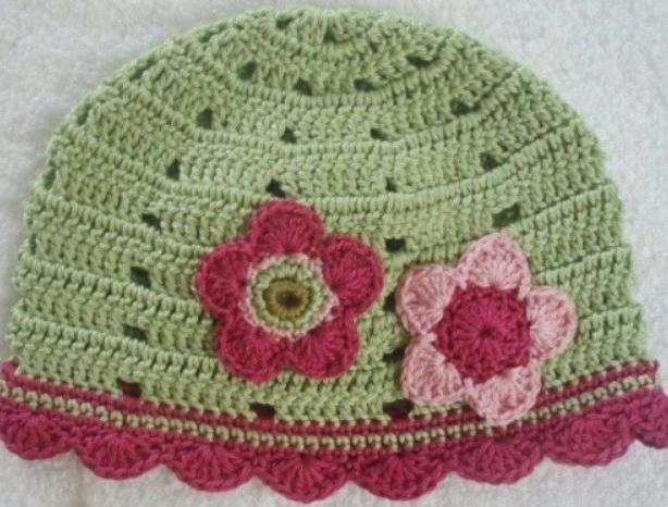 Háčkovaná čepička 618