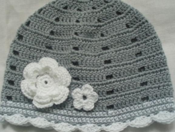 Háčkovaná čepička 618