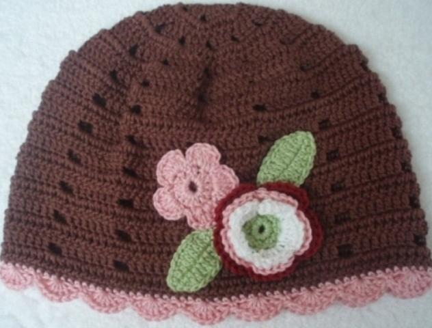 Háčkovaná čepička 618