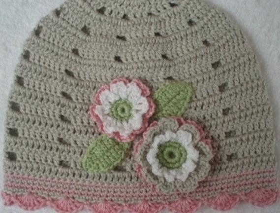 Háčkovaná čepička 618