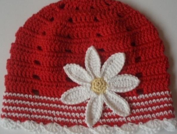 Háčkovaná čepička 618