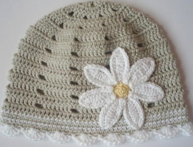 Háčkovaná čepička 618