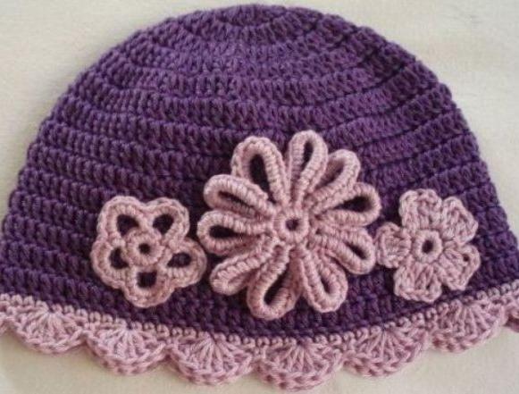 Háčkovaná čepička 618