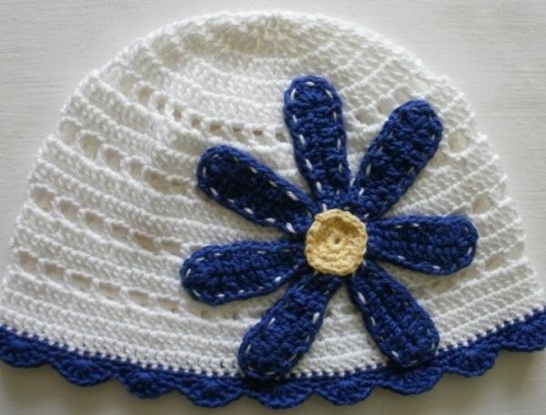 Háčkovaná čepička 618