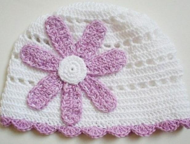 Háčkovaná čepička 618