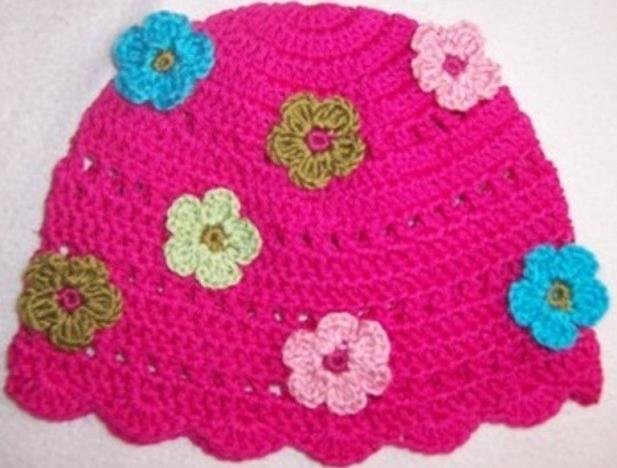 Háčkovaná čepička 618