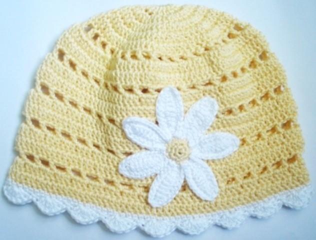 Háčkovaná čepička 618