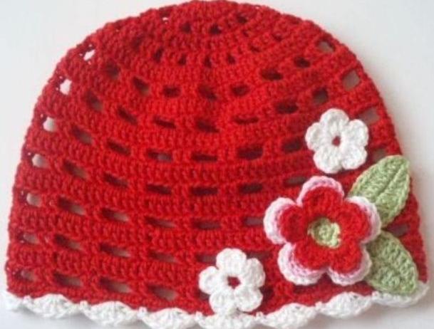 Háčkovaná čepička 618