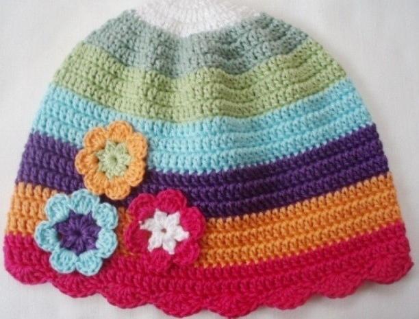 Háčkovaná čepička 618