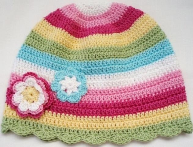 Háčkovaná čepička 618