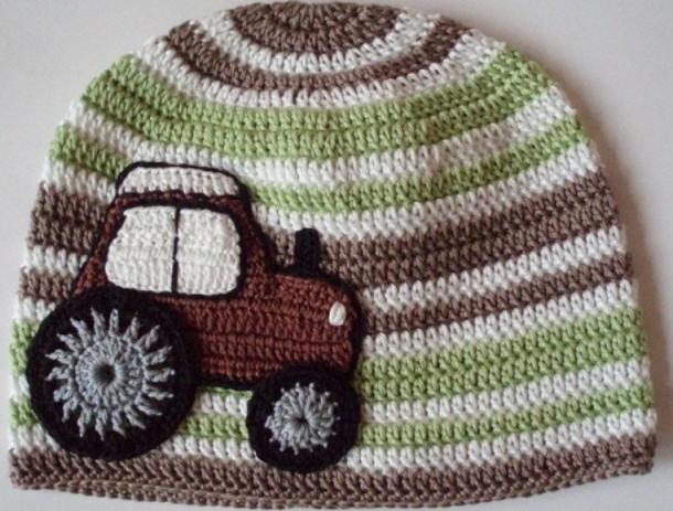 Háčkovaná čepička 618