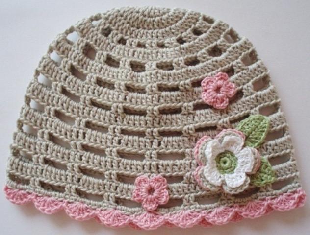 Háčkovaná čepička 618