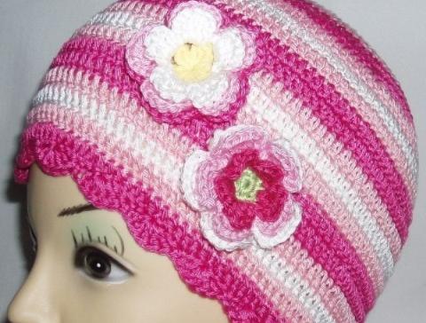 Háčkovaná čepička 618