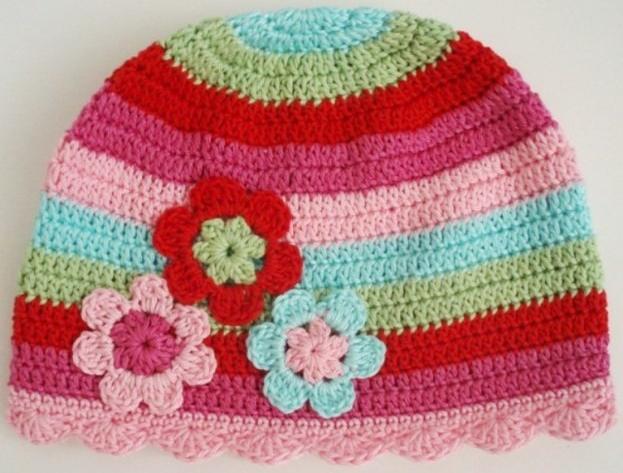 Háčkovaná čepička 618