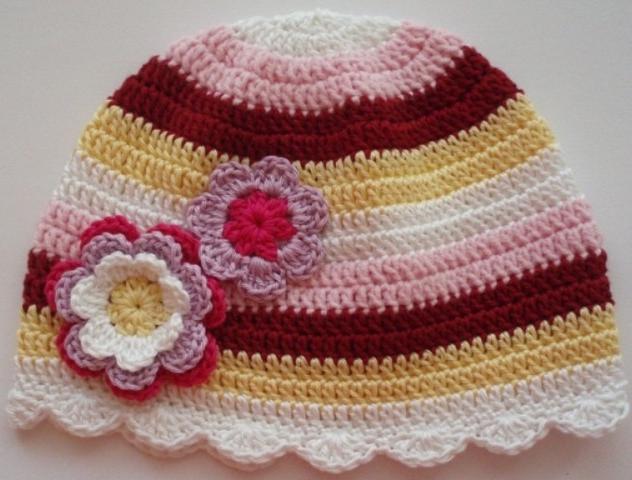 Háčkovaná čepička 618