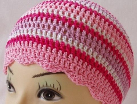 Háčkovaná čepička 618