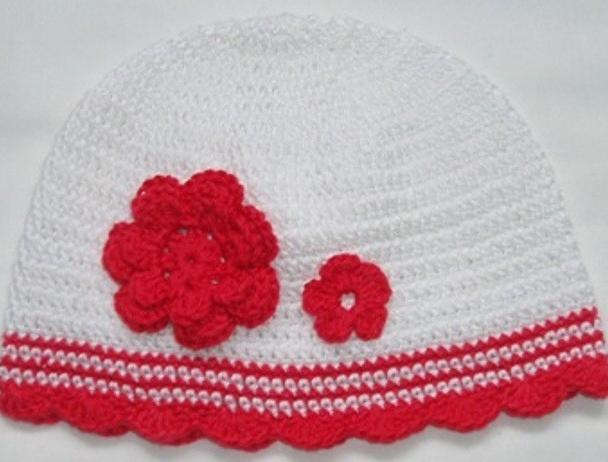 Háčkovaná čepička 618