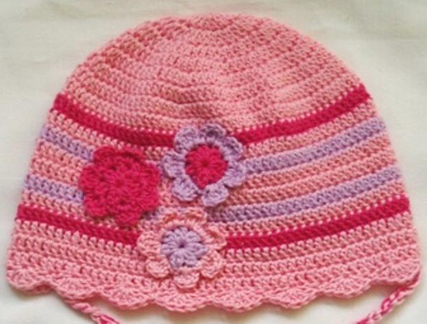 Háčkovaná čepička 618