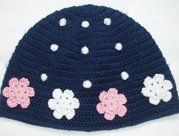 Háčkovaná čepička 618