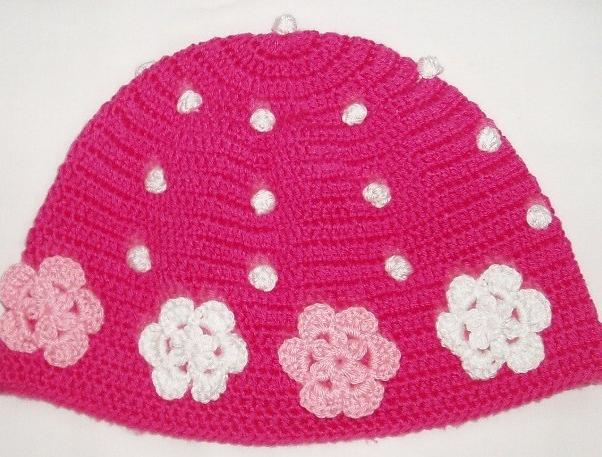 Háčkovaná čepička 618