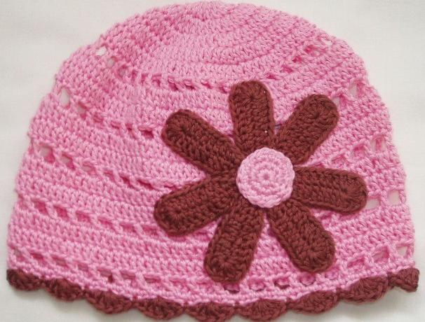 Háčkovaná čepička 618