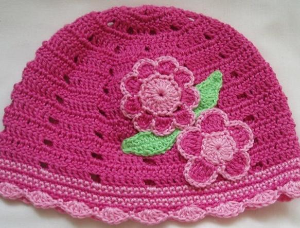 Háčkovaná čepička 618