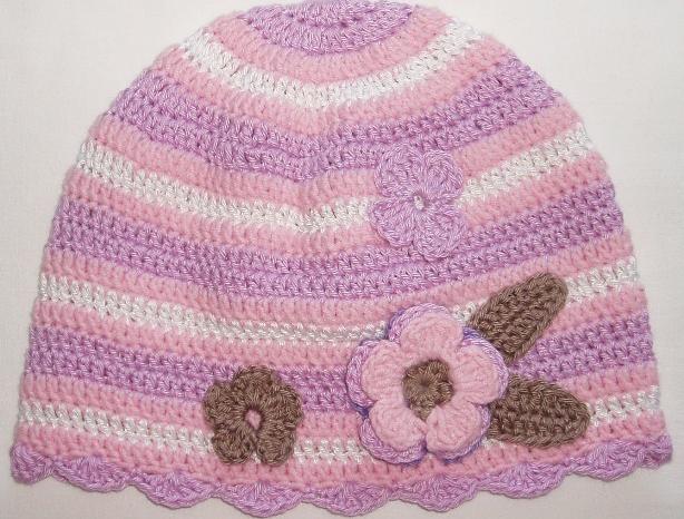 Háčkovaná čepička 618