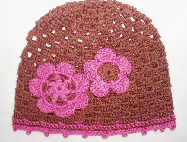 Háčkovaná čepička 618