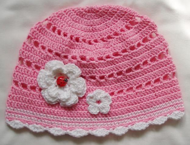 Háčkovaná čepička 618