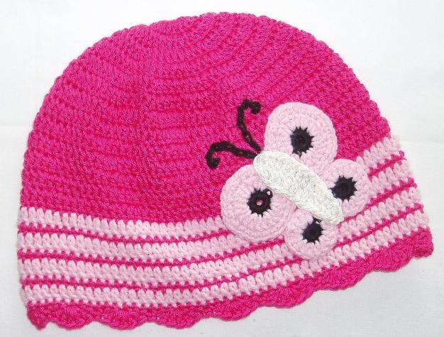 Háčkovaná čepička 618