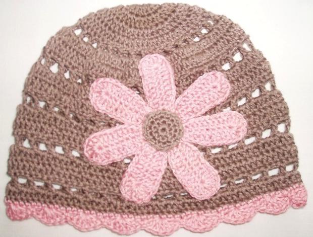 Háčkovaná čepička 618