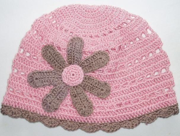 Háčkovaná čepička 618