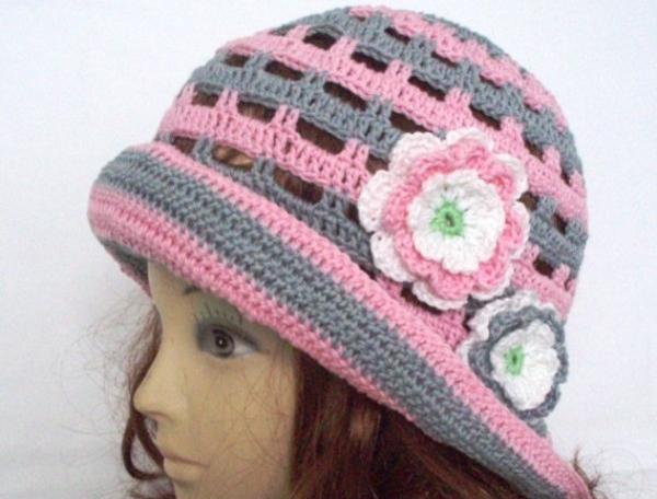 Háčkovaná čepička 618