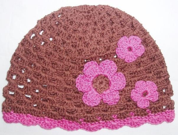 Háčkovaná čepička 618