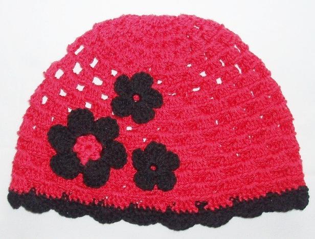 Háčkovaná čepička 618